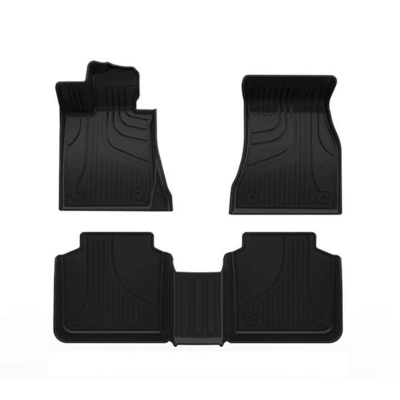 ODM Sound Insulation Tesla All Weather Mats Black For Model S Car