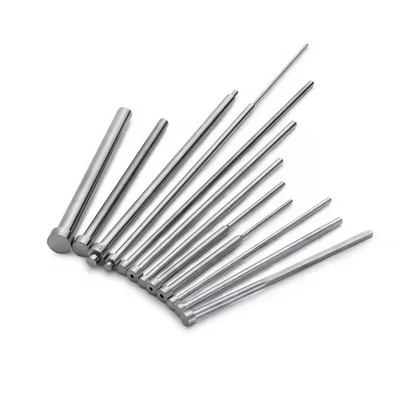 Heat Treatment Injection Mold Parts Accessories Stepped Straight Nitrided Ejector Pins SKD61 Customized