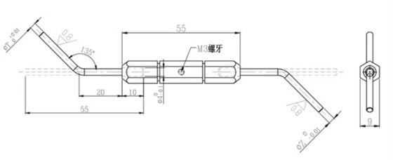 Mechanical Calibrating Thread Screw Plug Gauge Go No Go High Carbon Steel