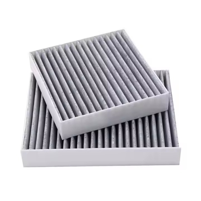 Cardboard Frame Cabin Car AC Filter Customized For Pollen Dust 0.3um Particle