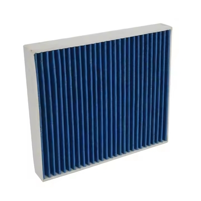 Cardboard Frame Cabin Car AC Filter Customized For Pollen Dust 0.3um Particle
