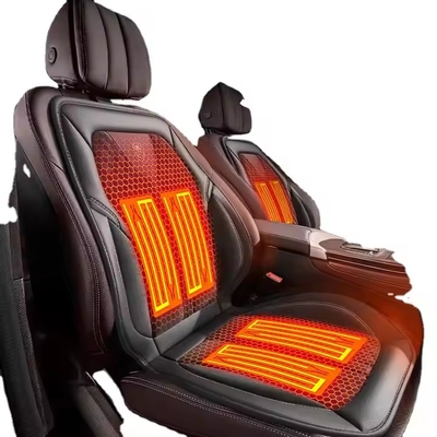 12V Lambswool Heated Seat Car Cushion Car Plug In Seat Warmer With 3 Level Adjustable Temperature