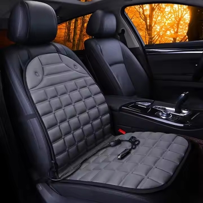 Custom USB Heated Car Seat Cover IPX4 Waterproof Recyclable Fabric