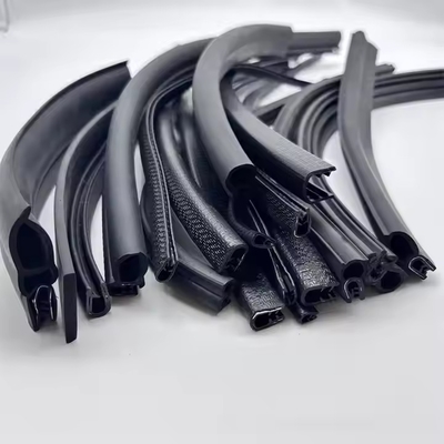 Customized Car Rubber Seal Strip Black Red White Car Windshield Weather Stripping