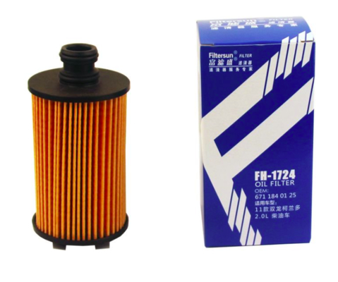 Customized Passenger Car Oil Filter Automotive Filters Applicable To Buick And Ssangyong Korando Models